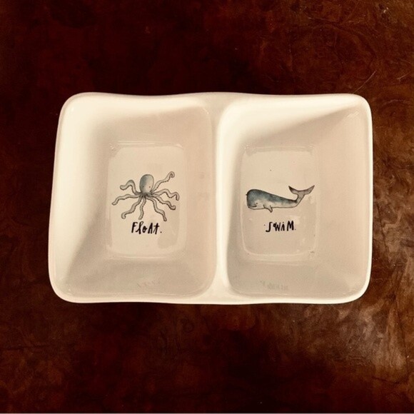 Rae Dunn Ocean Whale & Octopus Double Tray - Picture 8 of 8